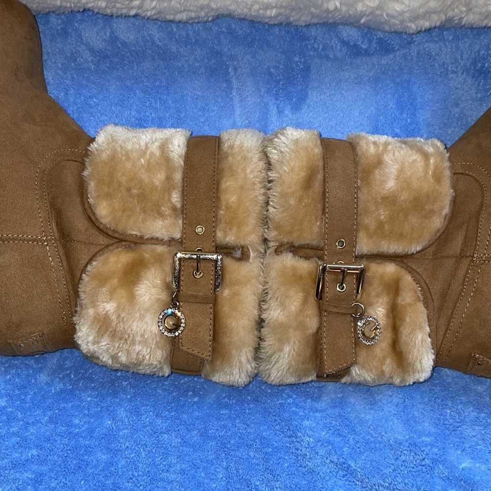 NWOT.  G by Guess Women’s Adlea Medium Brown Boots.  Size 7M - Picture 7 of 7